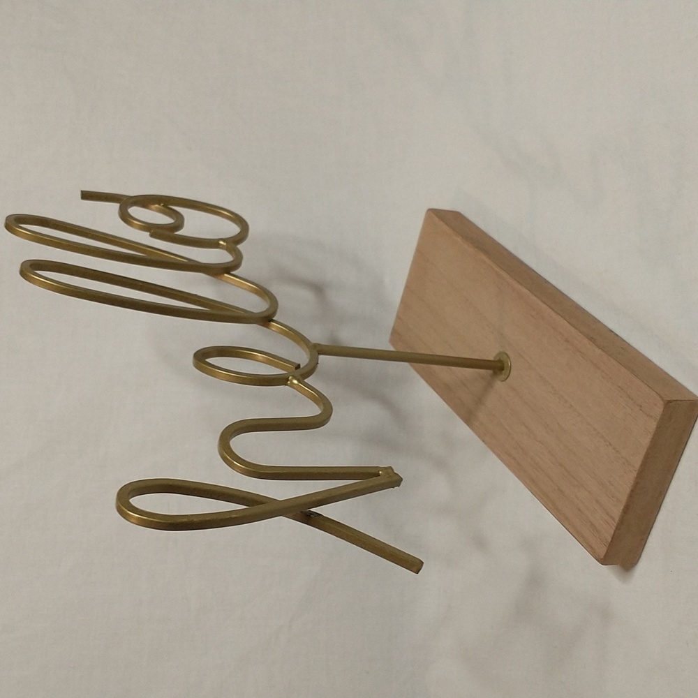 Hello Word Table Decor - Picture 2 of 2
